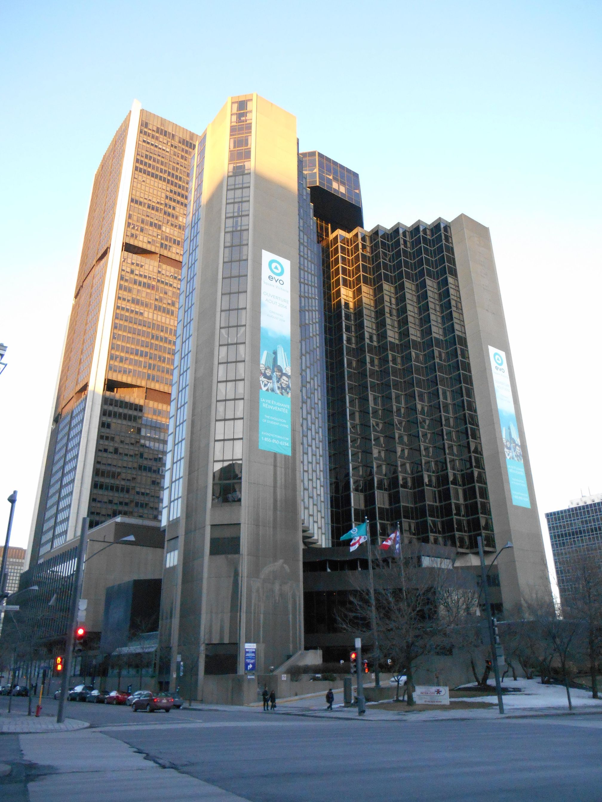 The EVO building, seen from the street